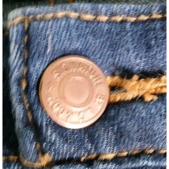 Signature Levi's Women  Bootcut Jeans Sz 18M 34 X 32 Denim Mid Rise Dark Wash - Picture 8 of 16